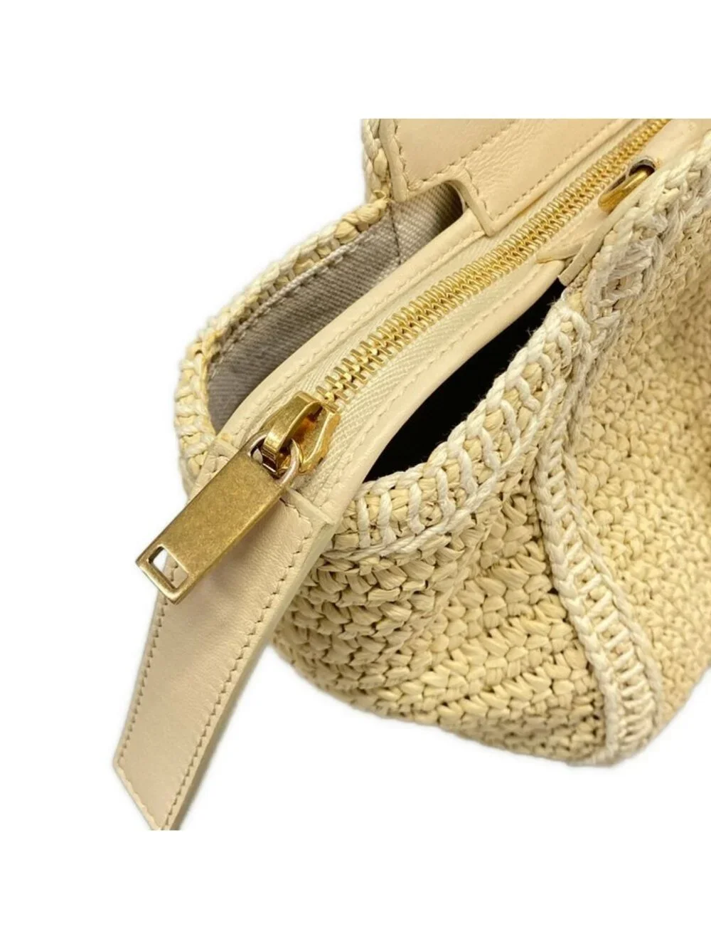 Saint Laurent Paris Handbag Baby Downtown Cabas Ivory Leather